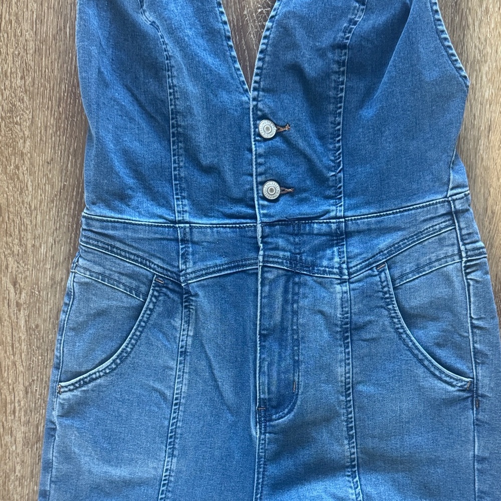 Free People -We The Free Cruz Jumpsuit - Size 28 - Picture 10 of 15